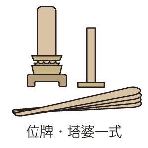位牌・卒塔婆一式