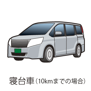 寝台車（10kmまでの場合）